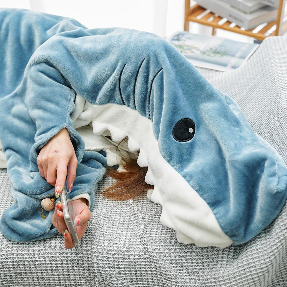 Cozy Shark Blanket Hoodie