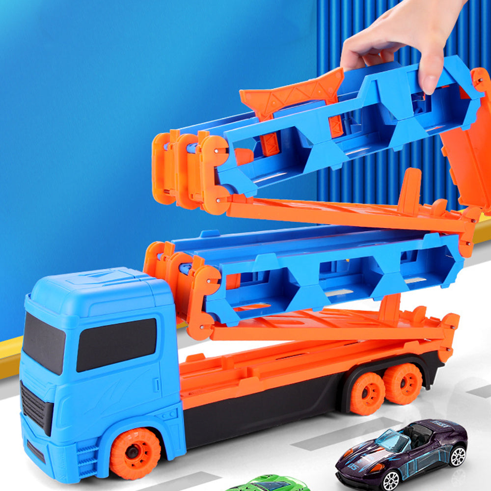 Mega Hauler Truck With Ejection Race Track (Includes Mini Cars)