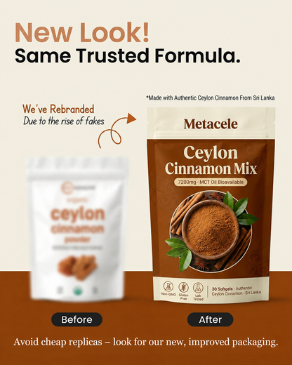 Ceylon Cinnamon Mix 7200mg Equivalent with MCT Oil