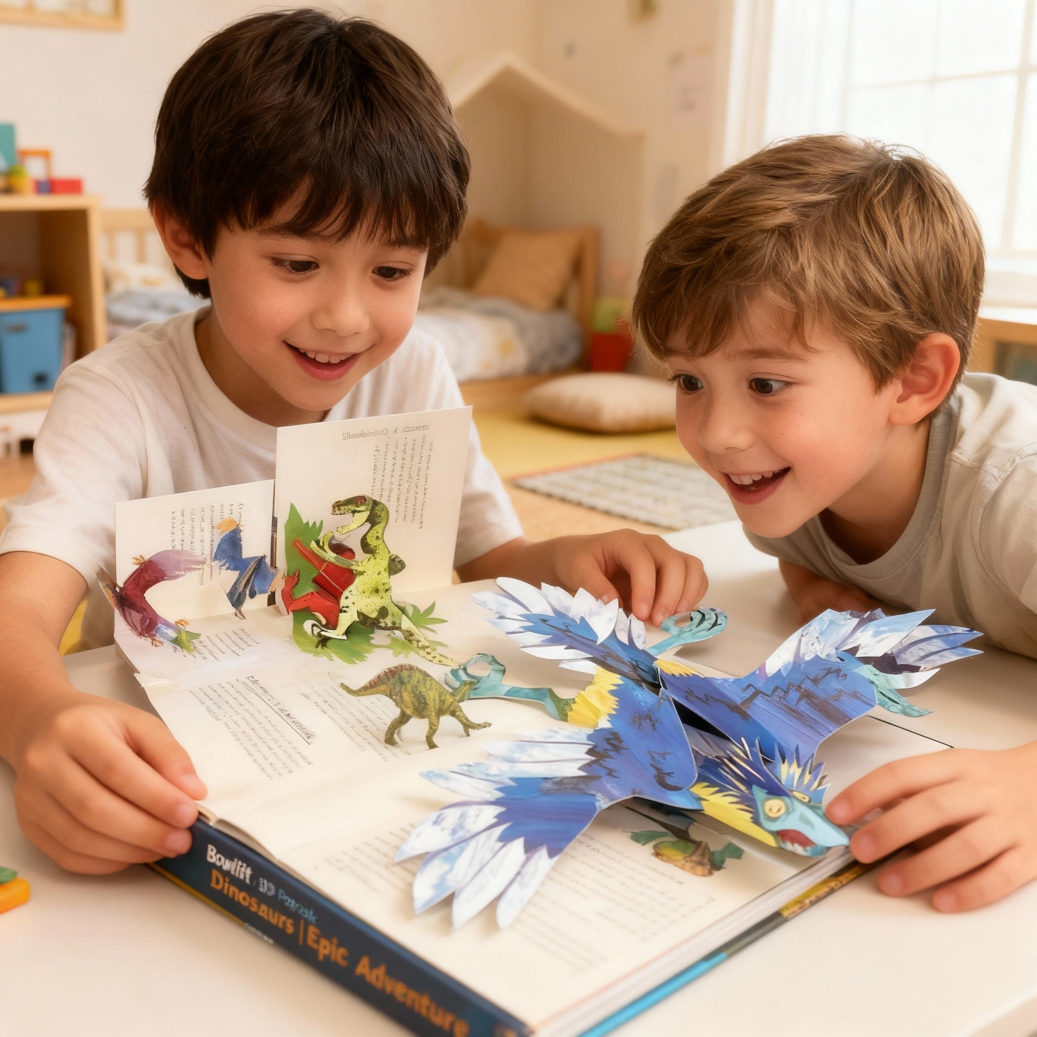 3D Pop-Up Dinosaur Book – Interactive Prehistoric Kids & Adults