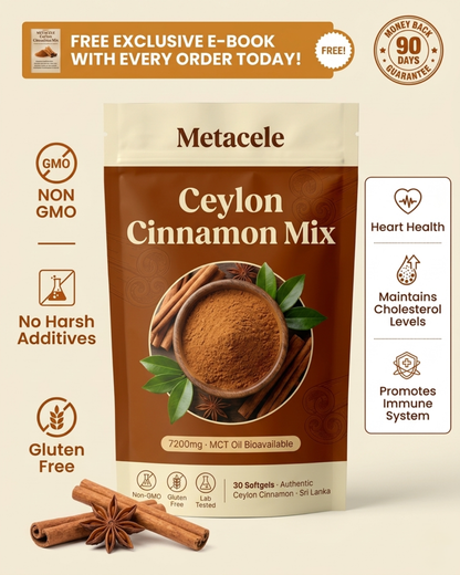 Ceylon Cinnamon Mix 7200mg Equivalent with MCT Oil