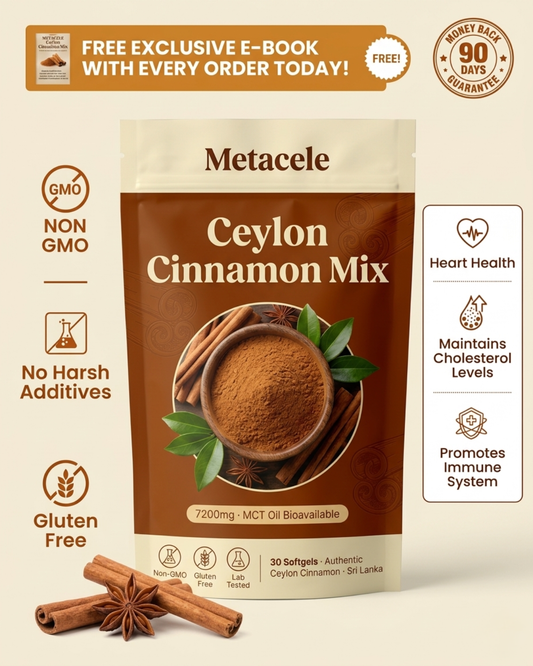 Ceylon Cinnamon Mix 7200mg Equivalent with MCT Oil