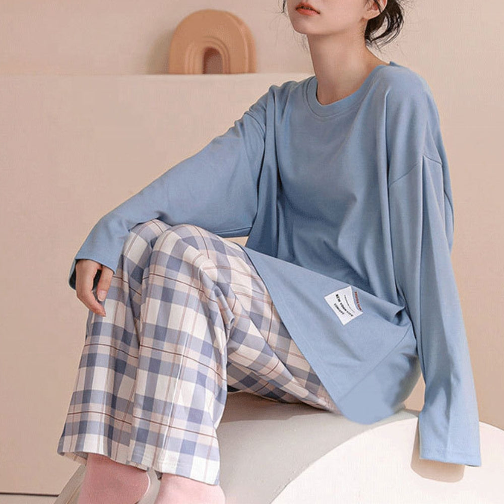Cotton Long Sleeve Sleepwear Set