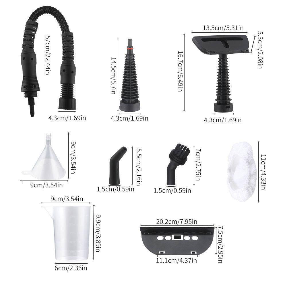 Multi-Surface Steam Cleaner + 12 FREE Attachments