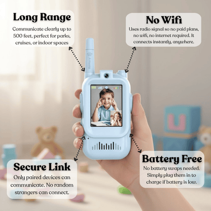 BuddyTalk Video Walkie-Talkies for Kids