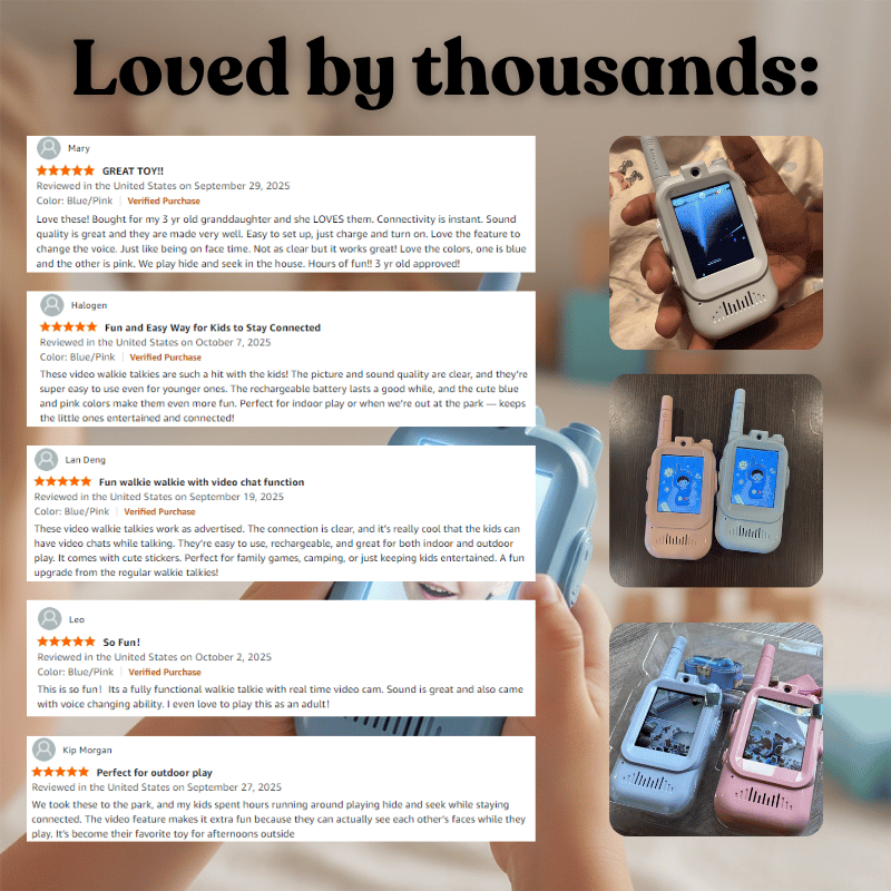 BuddyTalk Video Walkie-Talkies for Kids