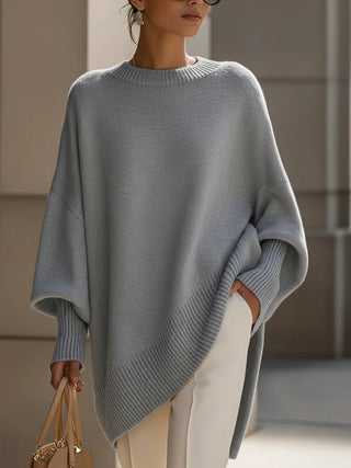 Refined Oversized Knit Sweater – Timeless Relaxed Silhouette | Elowen