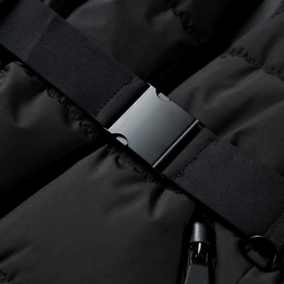 Belted Puffer Jacket – Structured Winter Silhouette | Elowara