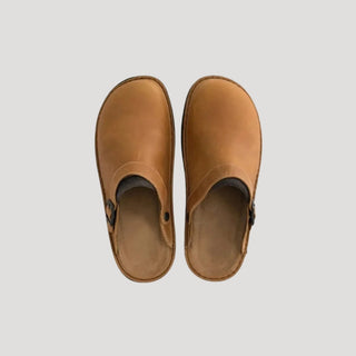 Backless slip-on clogs with adjustable strap | Branton