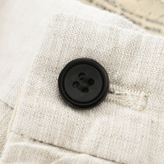 Warm-weather trousers with tapered leg and rolled hem | Solin