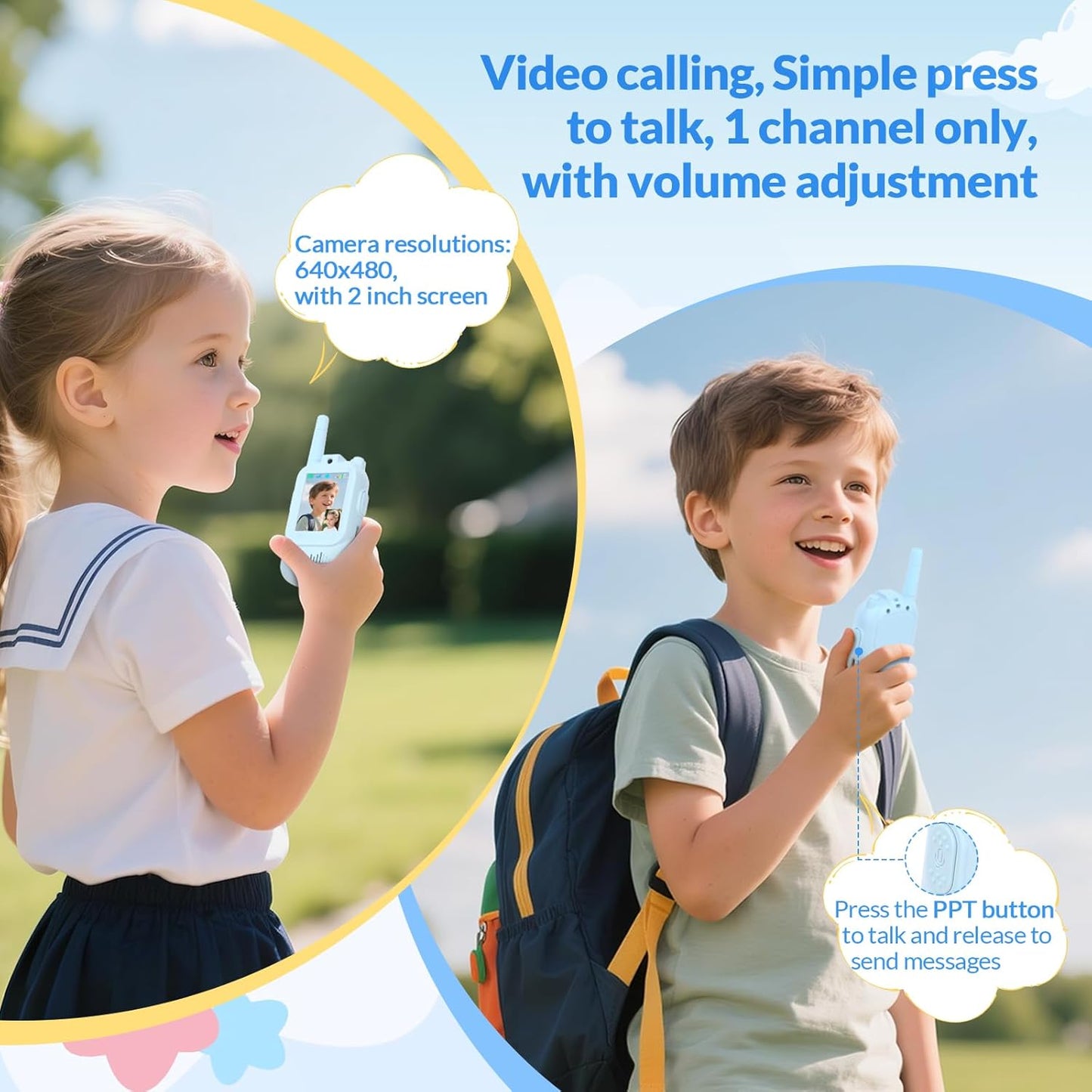 BuddyTalk Video Walkie-Talkies for Kids