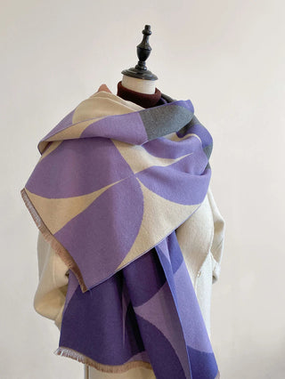 Seralyn Reversible Knit Scarf