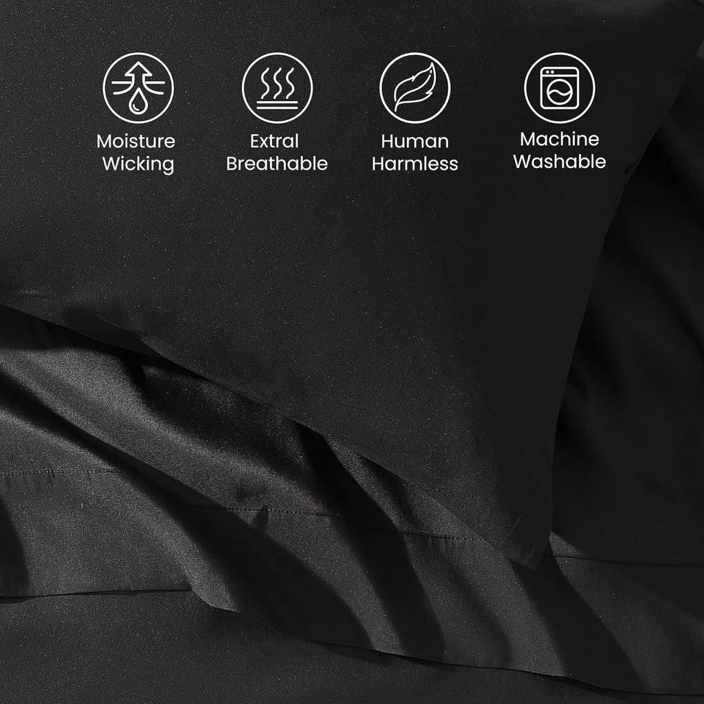 Extra Soft Breathable Cooling Sheet Set