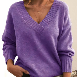 Ultra-soft knit sweater for everyday layering | Danielle