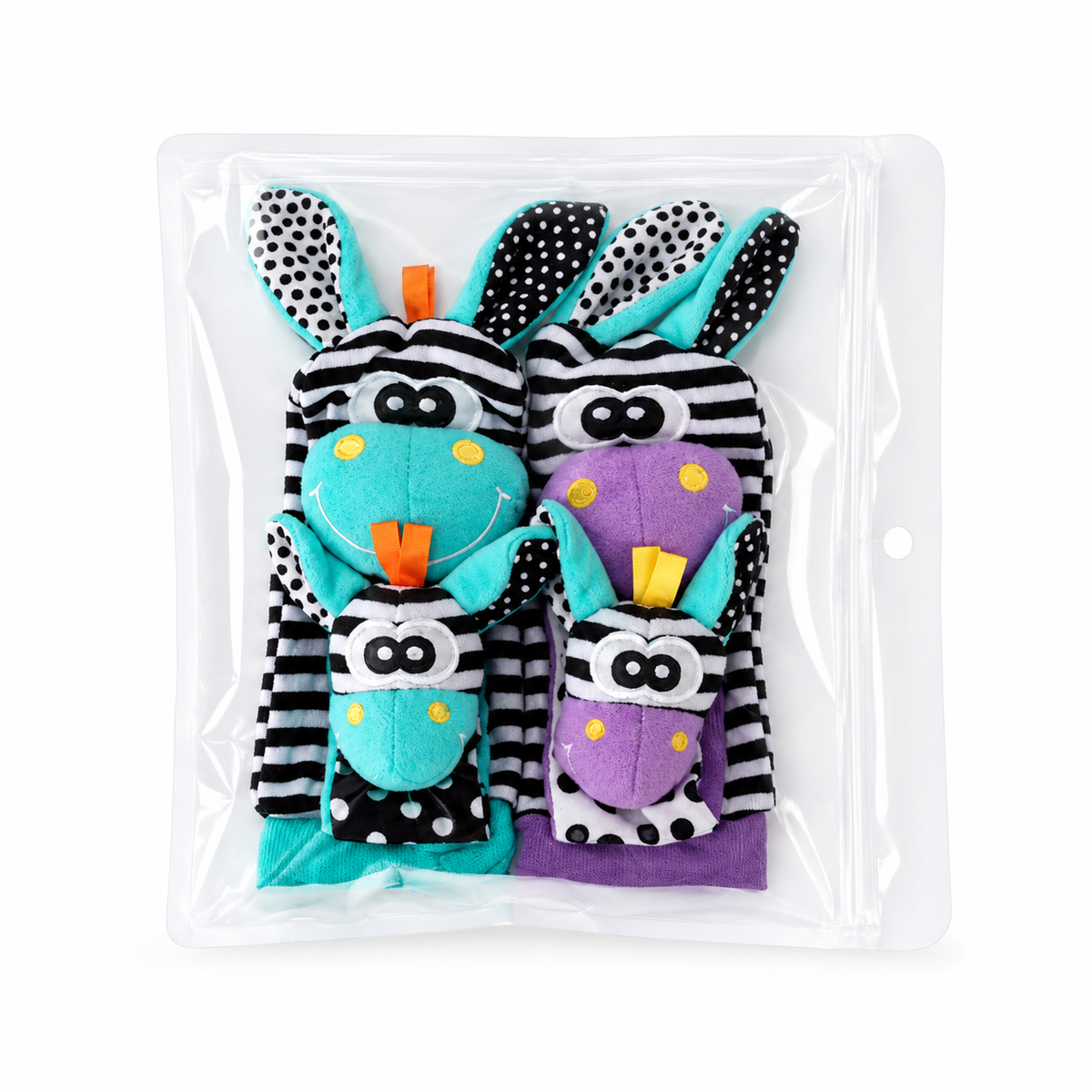 Baby Sensory Socks Plush Baby Socks Wristbands