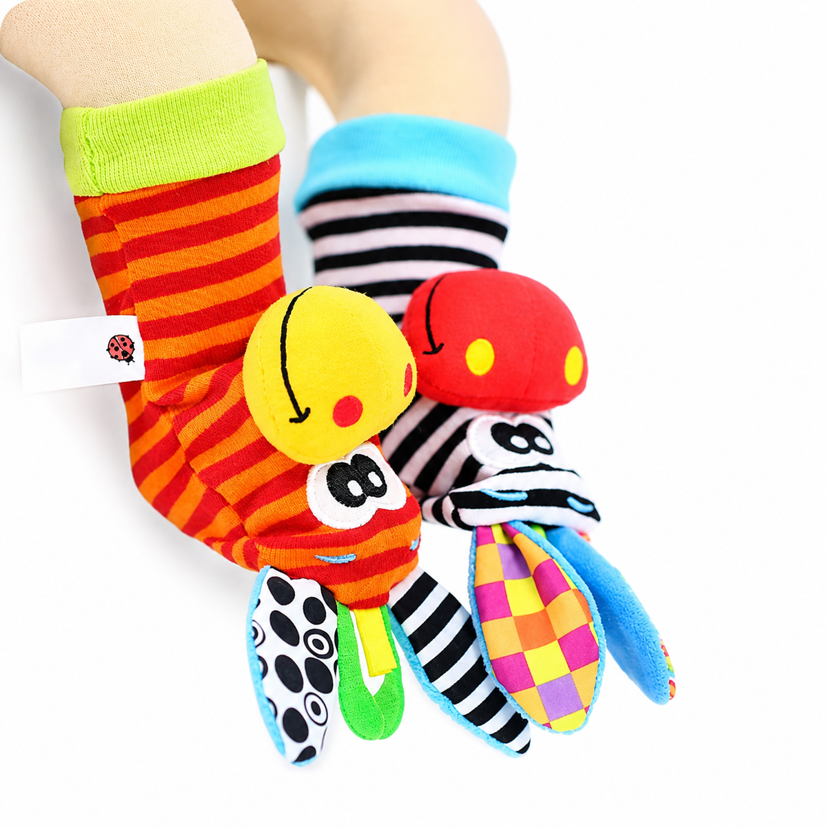 Baby Sensory Socks Plush Baby Socks Wristbands