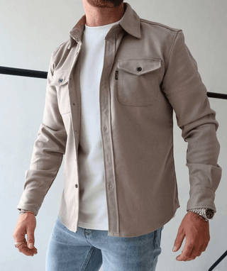 Autumn-ready shirt with modern fit and clean finish | Alder