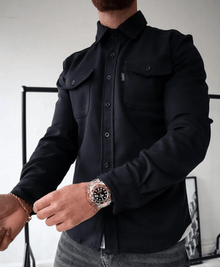 Autumn-ready shirt with modern fit and clean finish | Alder