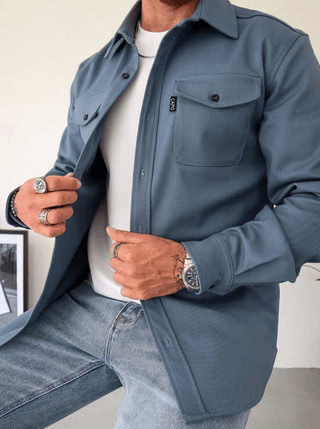 Autumn-ready shirt with modern fit and clean finish | Alder