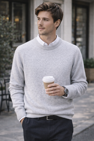 Timeless sweater with classic fit and soft feel | Norvin