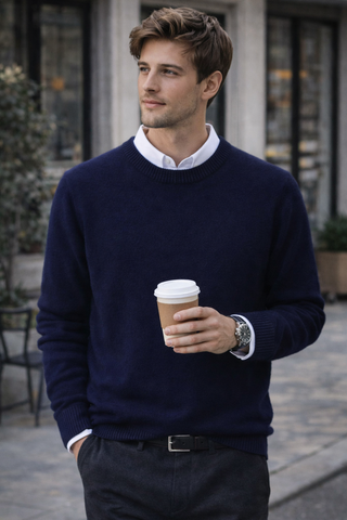 Timeless sweater with classic fit and soft feel | Norvin