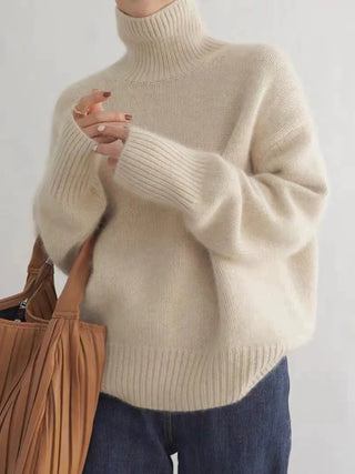 Classic Turtleneck Sweater with Refined Silhouette and Soft Finish | Arlena