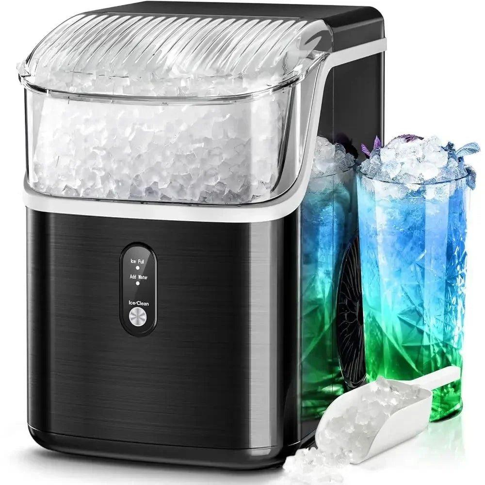 Countertop Ice Maker Nugget Portable Compact Fast Chewable Ice