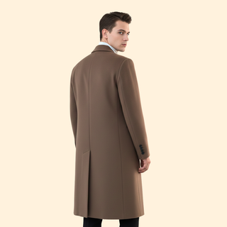 Tailored Long Overcoat – Classic Structured Silhouette | Montrell