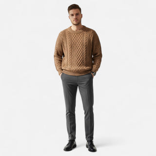 Classic Knit Sweater with Refined Fit and Timeless Silhouette | Adrien
