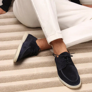 Textured Lace-Up Loafers – Minimal Refined Silhouette | Corvane