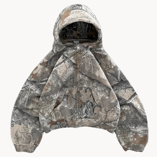 Camouflage Pullover Hoodie – Relaxed Modern Silhouette | Drayven