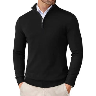 Classic Half-Zip Sweater – Refined Contemporary Silhouette | Marlowe