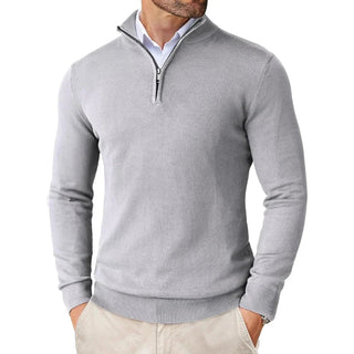 Classic Half-Zip Sweater – Refined Contemporary Silhouette | Marlowe