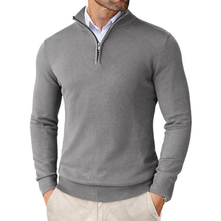 Classic Half-Zip Sweater – Refined Contemporary Silhouette | Marlowe