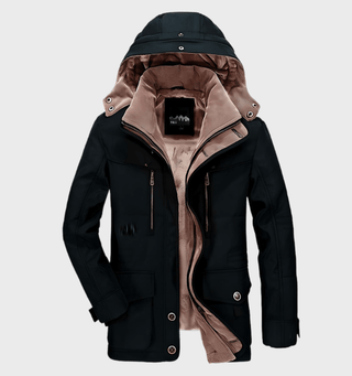 Winter hooded jacket with deep pockets and insulated feel | Northgate