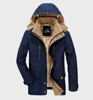 Winter hooded jacket with deep pockets and insulated feel | Northgate