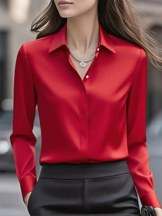 Elmira Classic Collared Blouse