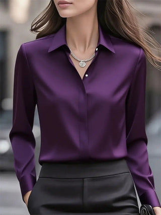 Elmira Classic Collared Blouse