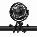 Portable Fan Rechargeable Clip On USB Desk Cooling Fan
