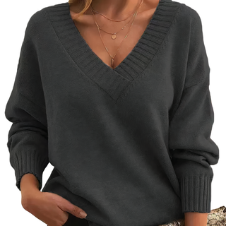 Ultra-soft knit sweater for everyday layering | Danielle