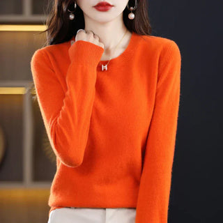 Classic crew-neck sweater with timeless everyday style | Elowen