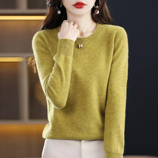 Classic crew-neck sweater with timeless everyday style | Elowen