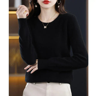 Classic crew-neck sweater with timeless everyday style | Elowen