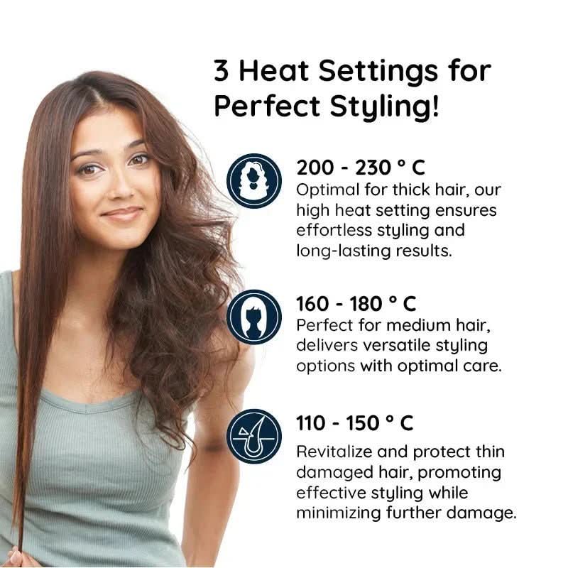 2-in-1 Rotating Hair Brush – Auto-Spin Styling Smoothing & Straightening