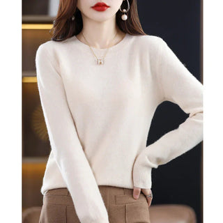 Classic crew-neck sweater with timeless everyday style | Elowen
