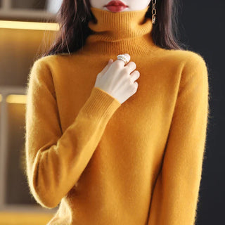 Refined Turtleneck Sweater with Classic Fit and Timeless Design | Elvira