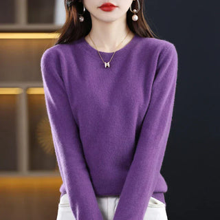 Classic crew-neck sweater with timeless everyday style | Elowen