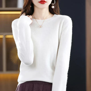 Classic crew-neck sweater with timeless everyday style | Elowen