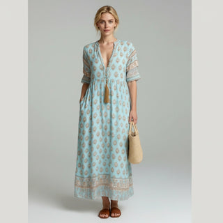 Solmira Boho Midi Dress
