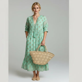 Solmira Boho Midi Dress
